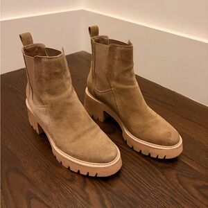 Tan Suede Dolce Vita Ankle Boots